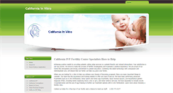 Desktop Screenshot of california-in-vitro.com