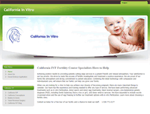 Tablet Screenshot of california-in-vitro.com